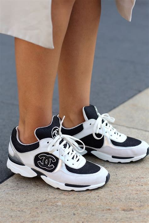 basket chanel femme sneakers|Chanel sneakers.